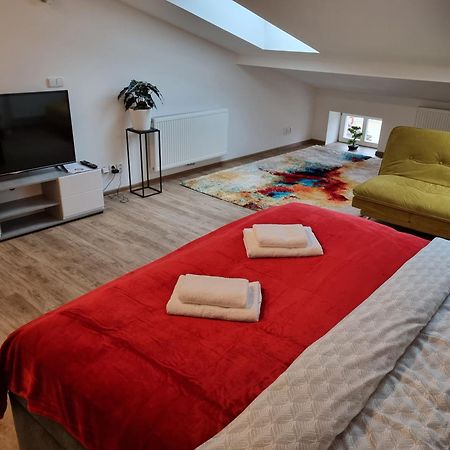 Podkrovni Studio Na Velkem Namesti S Wi-Fi Zdarma Hradec Králové Esterno foto